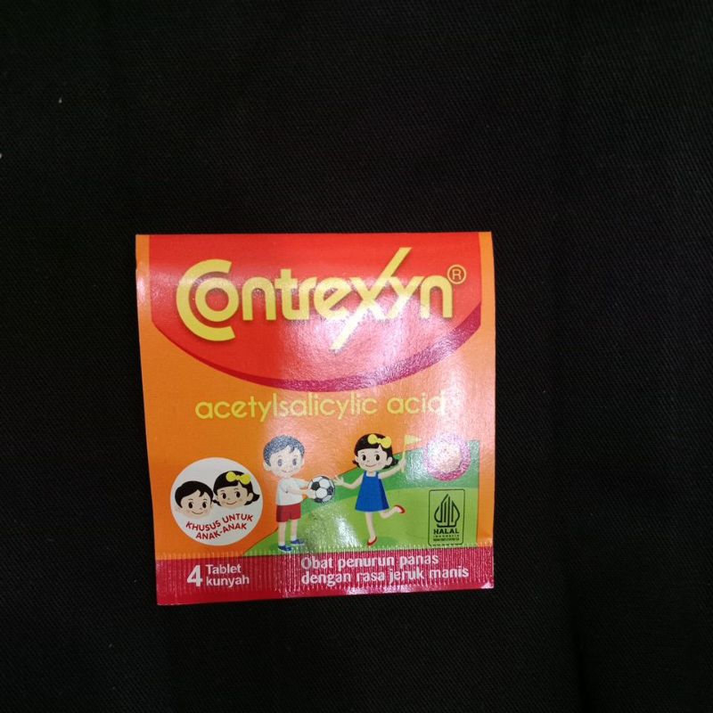 contrexyn tablet untuk demam anak