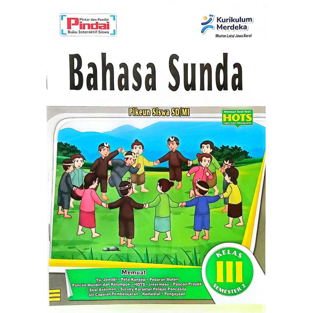 Buku LKS Bahasa Sunda Kurikulum Merdeka Kelas 3 SD/MI Semester 2