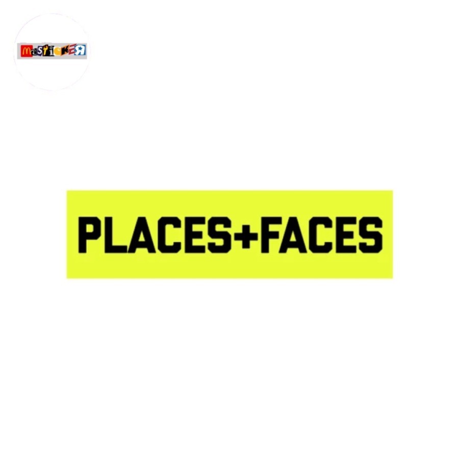 

sticker Places + Faces logo stiker streetwear