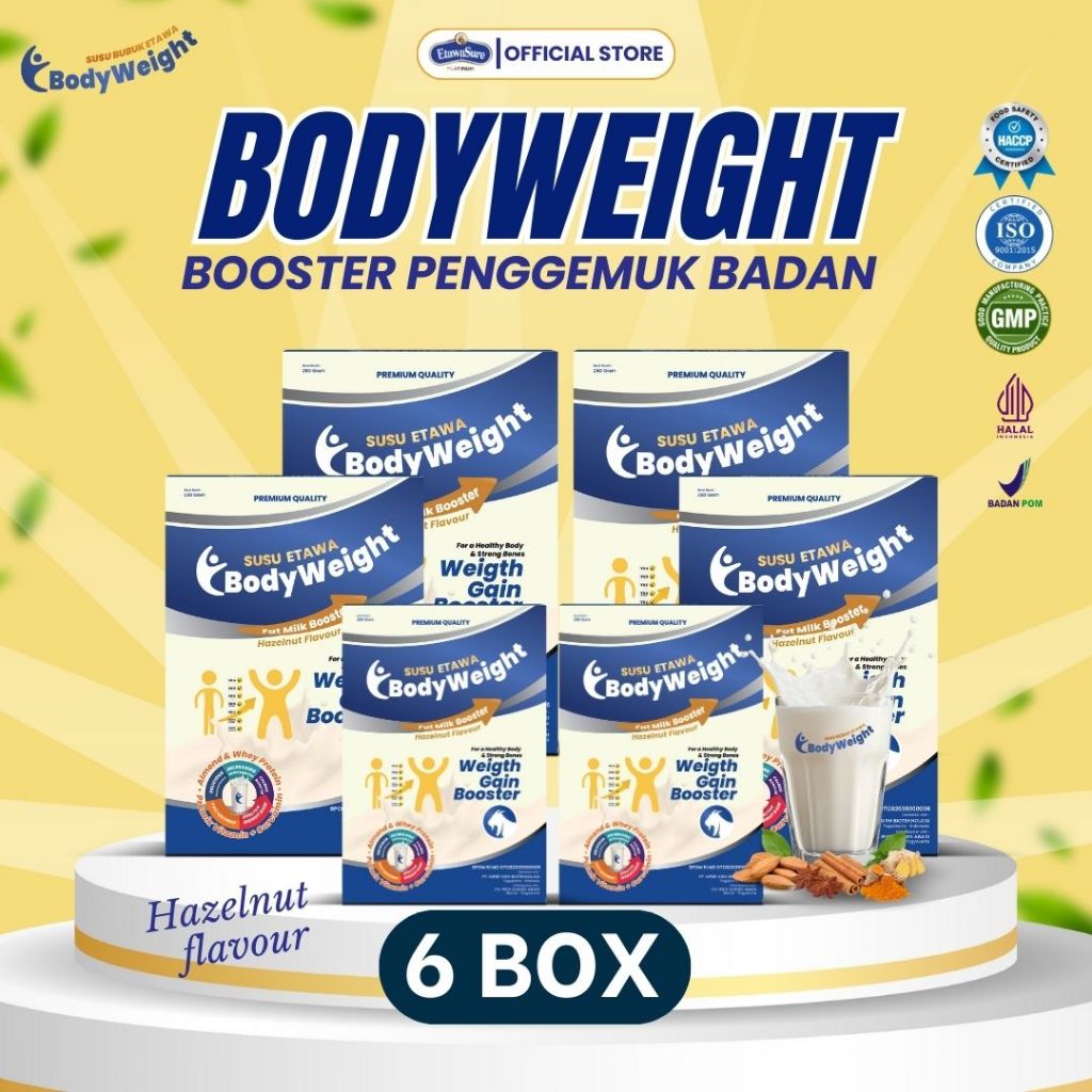 

BodyWeight Susu Etawa Untuk Menambah Berat Badan Susu Kambing Etawa Membantu Meningkatkan Nafsu Makan Kemasan 250gr Paket 6 Box