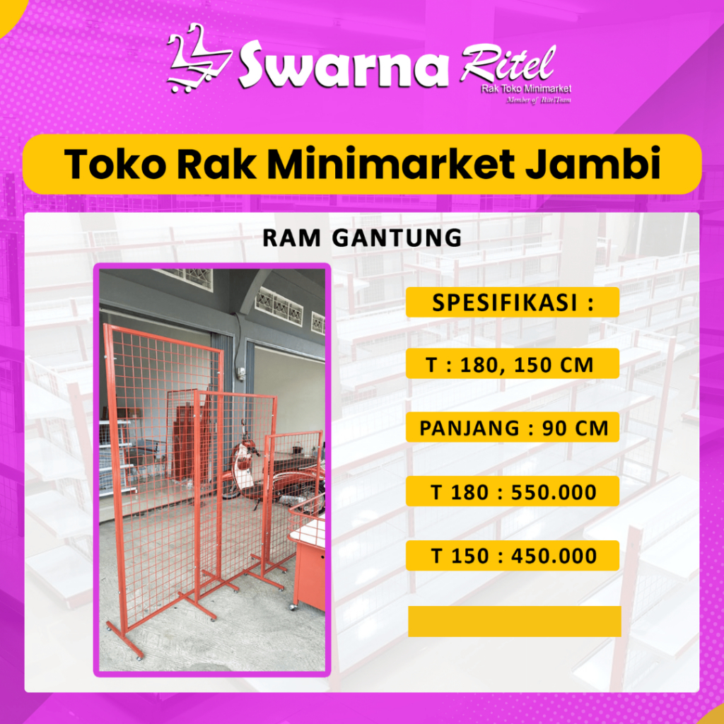 Ram Gantung / Rak Aksesoris