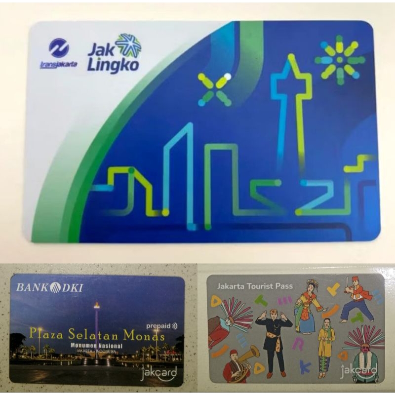 Kartu Jakcard DKI Ragunan Transjakarta busway Kreta KRL