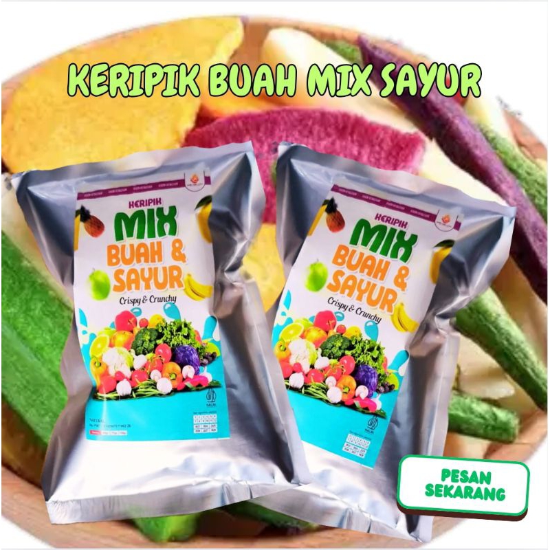 

keripik mix buah dan sayur murah kualitas premium