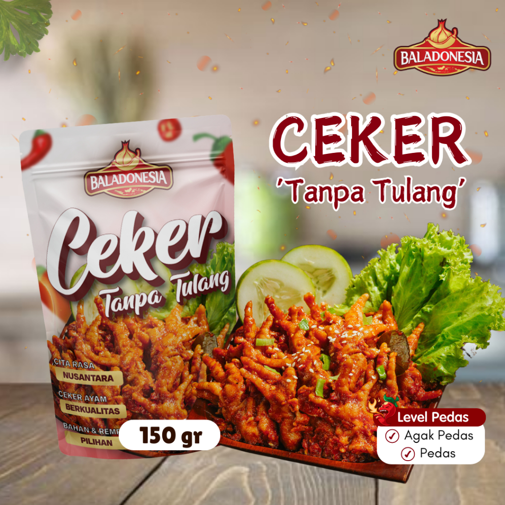 

CEKER TANTUL (TANPA TULANG) Baladonesia