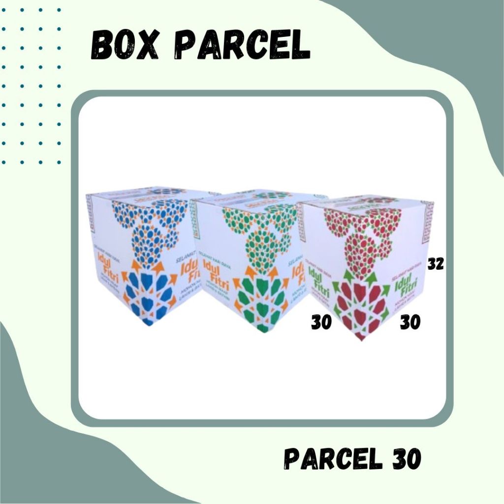 

Box Parcel 30x30x32 (Jumbo) Kardus Packing/Kardus Parcel/Box Lebaran/idul Fitri/Dus Paket Bingkisan/sembako/Dus hampers/eid mubarak/Polos/Motif