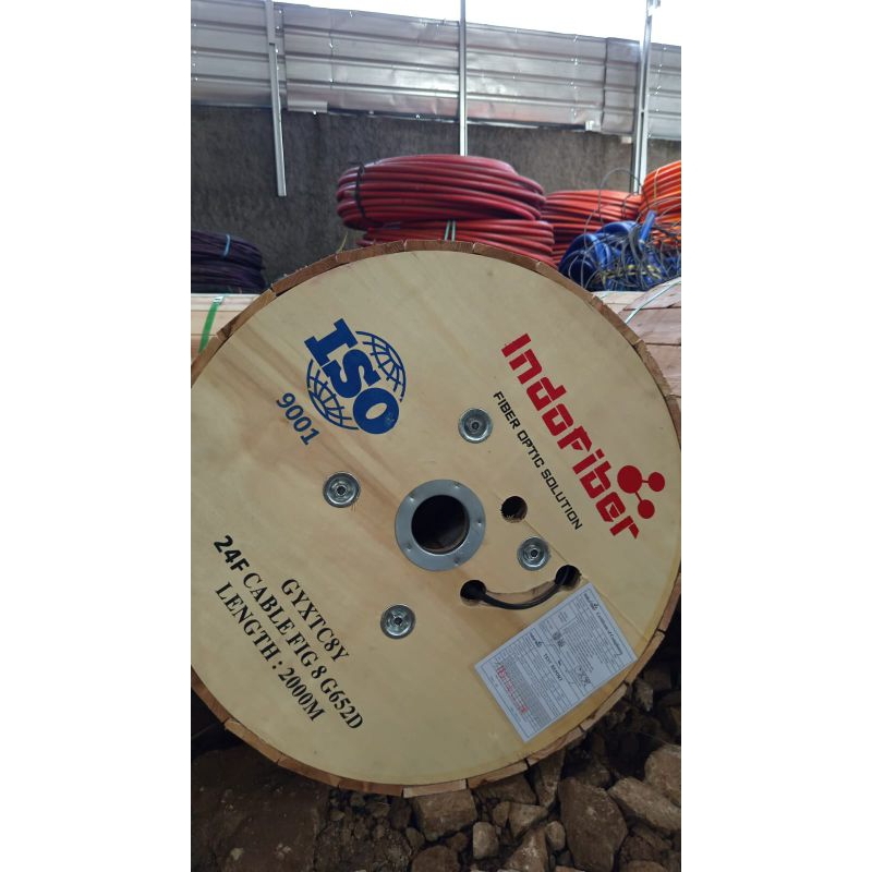 KU Mini 24 Core Fig8 2 KM IndoFiber