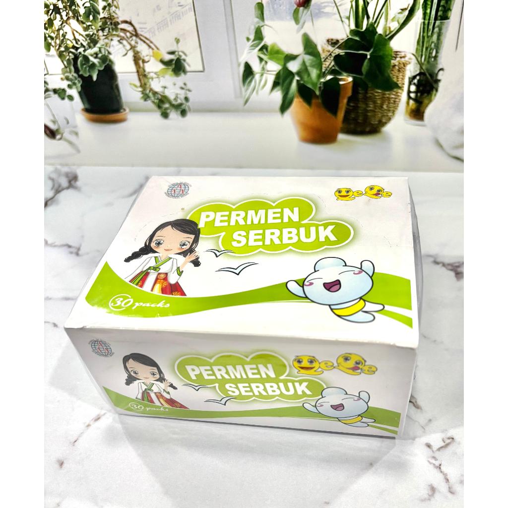 

QEQE PERMEN SERBUK PIPET RASA BUAH 30PCS 1BOX