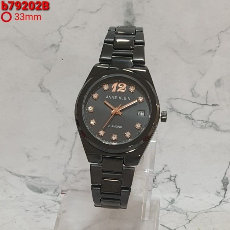 Jam Tangan Wanita Anne Klein Rantai Besi