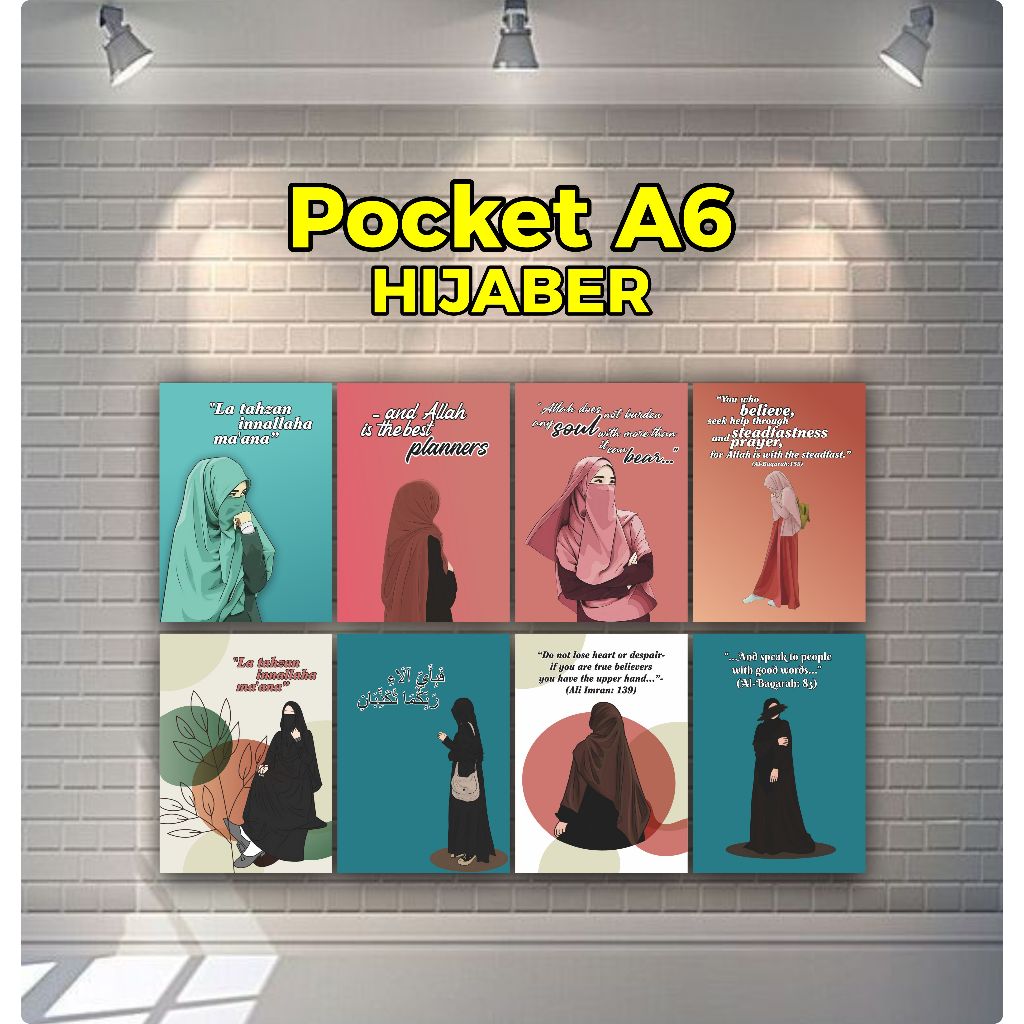 

Buku Diary | Pocket Notebook A6 | Pocket Muslimah Hijaber
