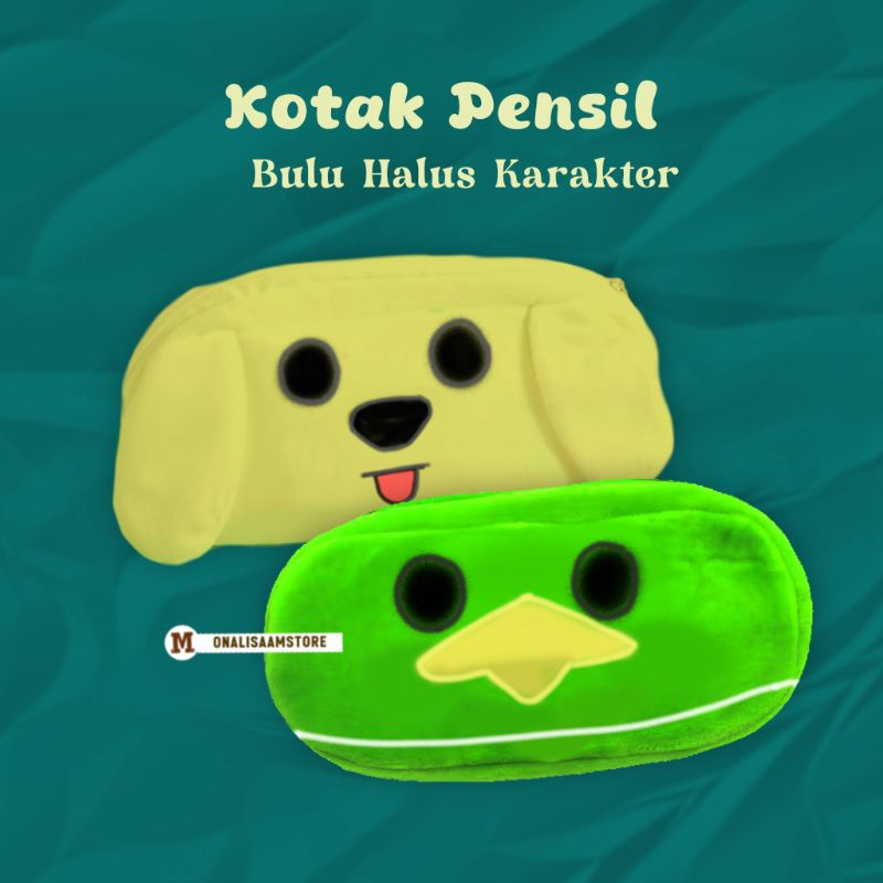 

[MonalisaATKStore] [TAKE ALL (TA) EDITION AM & Fisch] KOTAK PENSIL BULU HALUS / FASHION/LUCU/KARAKTER - Kotak Pensil Sekolah