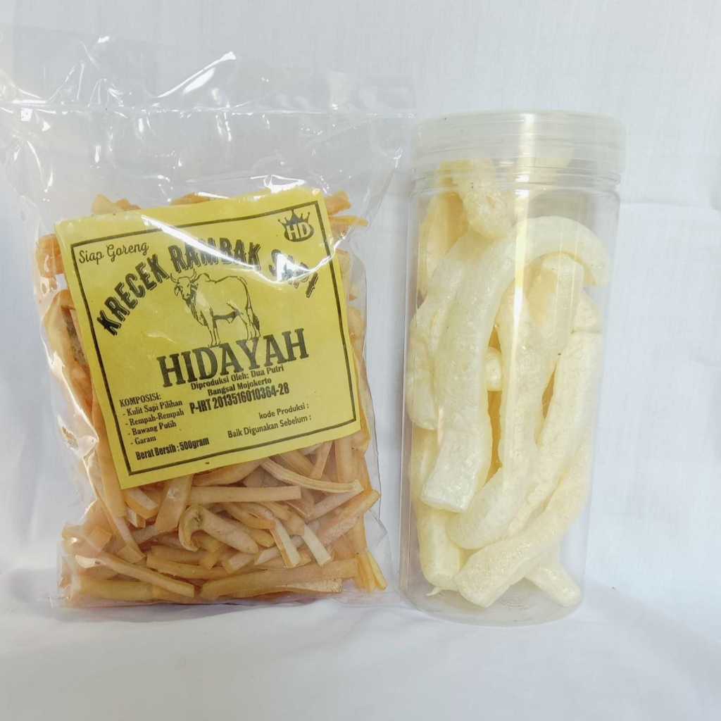 

KERUPUK RAMBAK SAPI / KRECEK RAMBAK KULIT SAPI ASLI STIK MIE / KRUPUK DORODOK MENTAH