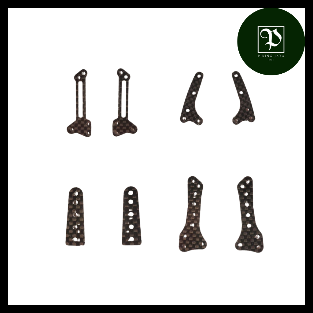 Rep. Tamiya Bemper - Hh Carbon Bemper Side Damper Plate FMA AR MA Chassis Carbon 1,5mm