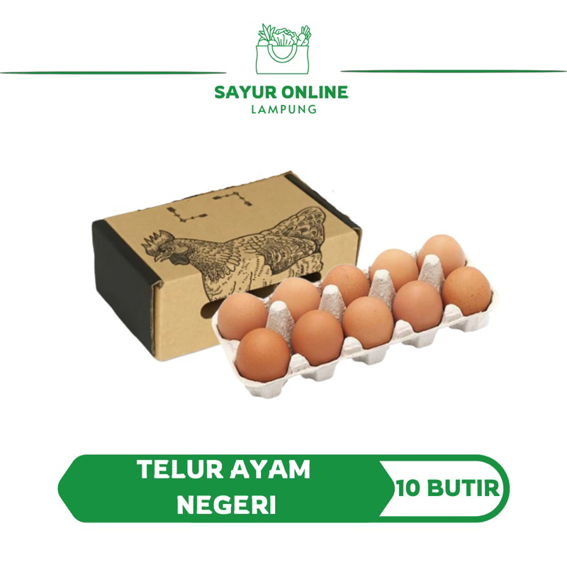 

Telur Ayam Negeri 10 Butir - Sayur Online Lampung