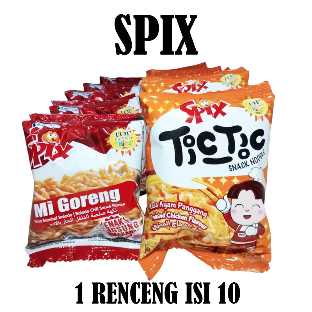 

SNACK MIE SPIX MI GORENG / TIC TIC RENCENG ISI 10