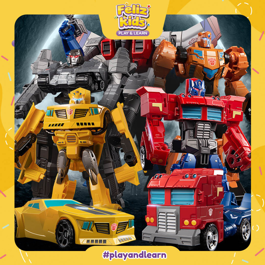 [FELIZKIDS] [FK388] MAINAN ANAK ACTION FIGURE ROBOT TRANSFORMERS OPTIMUS PRIME TRUCK MOBIL BERUBAH R