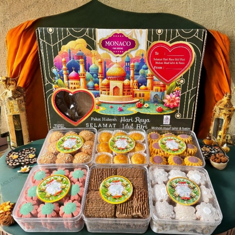 

Parcel Kue Kering Lebaran Monaco Hidayah