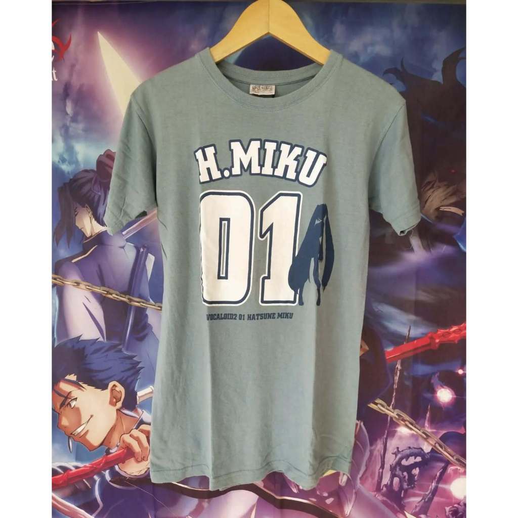 Hatsune Miku Collab Official Tee Kaos Tshirt Original Second Merch Japan Korea Brand Vintage Retro Y