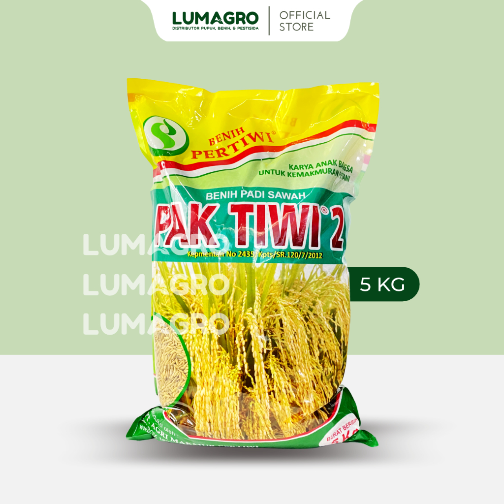 Benih Padi Pertiwi PAK TIWI 2 5kg Premium Bibit Pari Jumbo 5 Kilogram