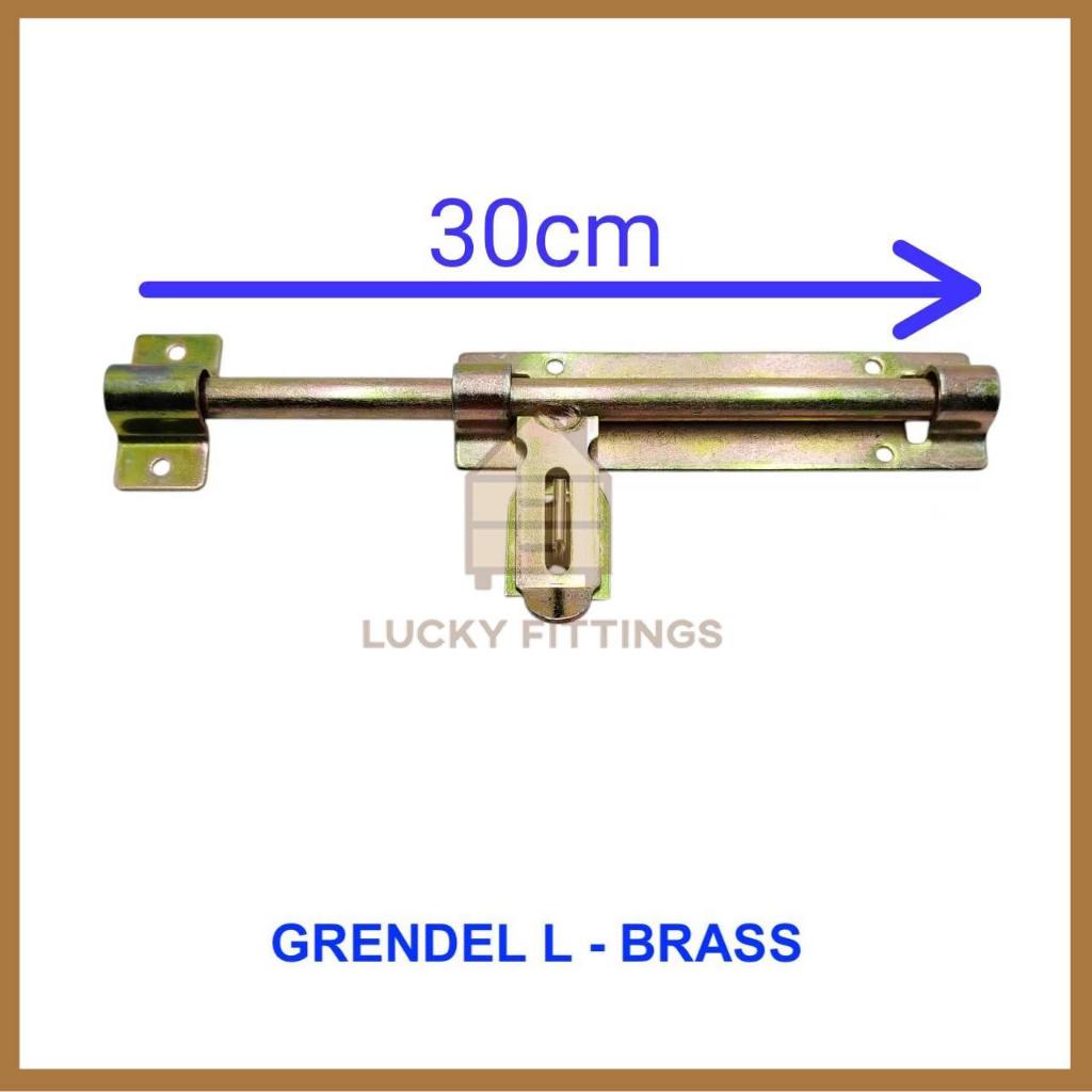 HARGA GROSIR Grendel Pintu Besi L / Besar Panjang Kunci Pagar Selot Jendela Slot Pager Gembok