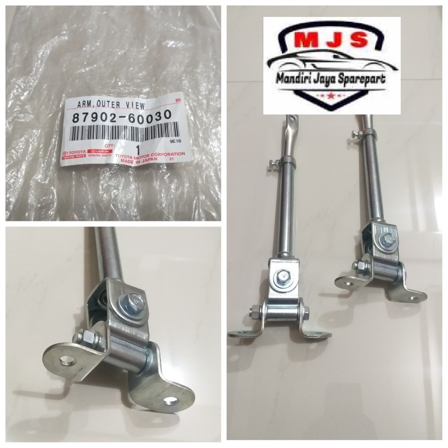 tangkai spion telescopic toyota fj40