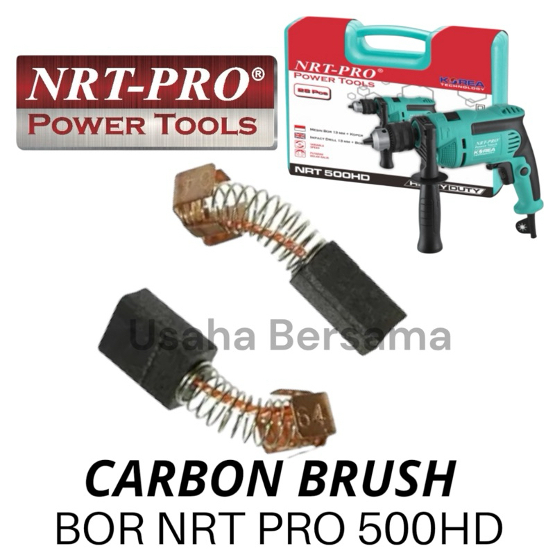 NRT-PRO CARBON BRUSH BOR 500HD / ARANG KUL KOLBOSTER NRT PRO BOR 13MM 500 HD