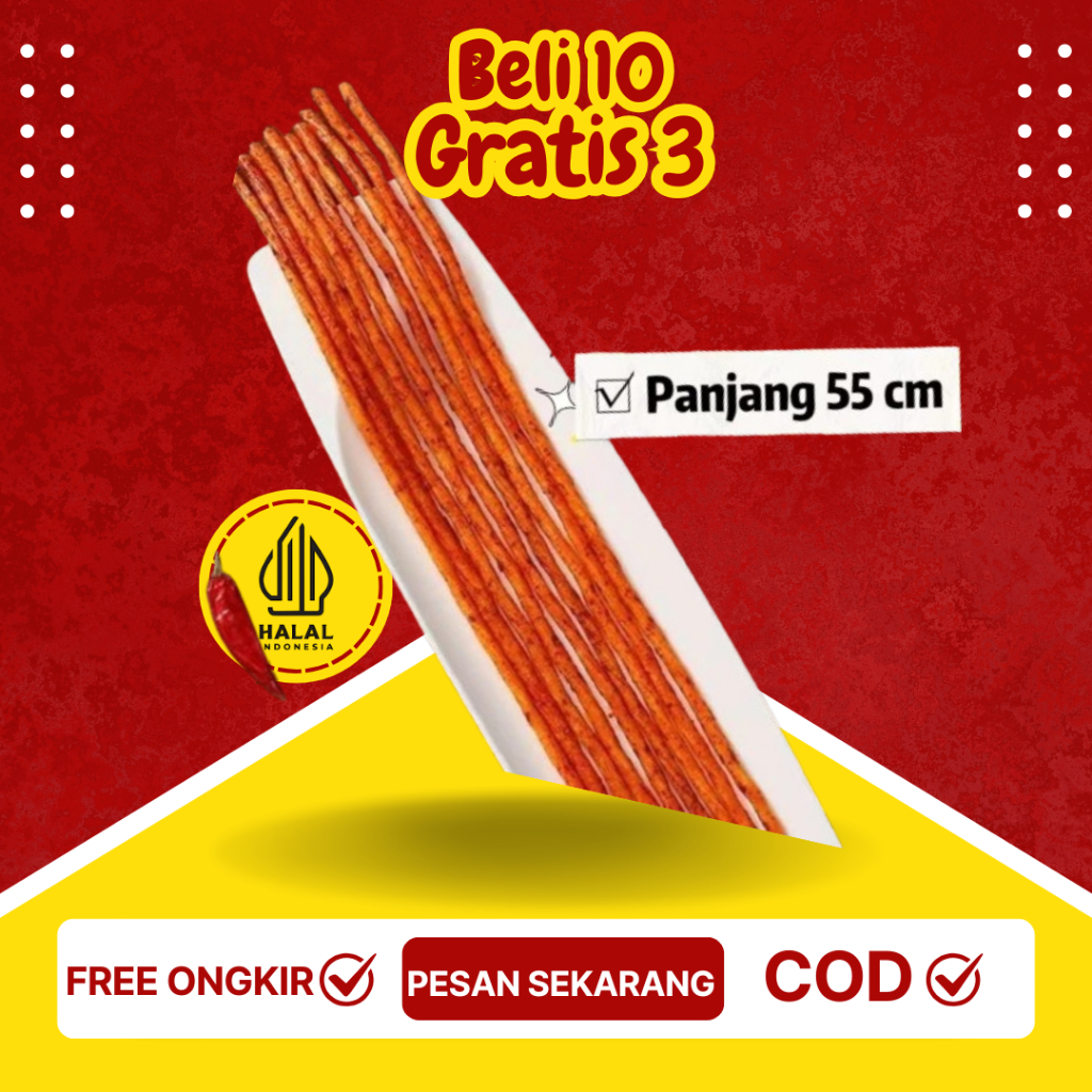 

[HALAL] Makanan Ringan Crab Stick Pedas Makanan Ringan Instan Makanan Laut Camilan Ringan Cemilan Import Cina Ringan Sehat 14g