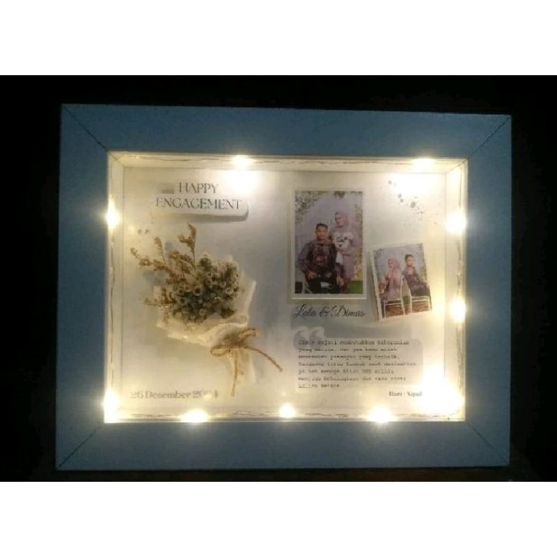 Frame 3d/kado ulang tahun/kado figura frame 3d/kado wisuda/figura 3d lampu led