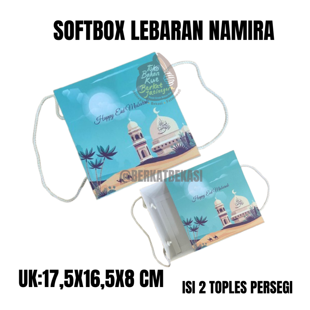 

SOFTBOX LEBARAN / DUS LEBARAN LUCU / DUS SLOP LEBARAN TOPLES PERSEGI / PCS