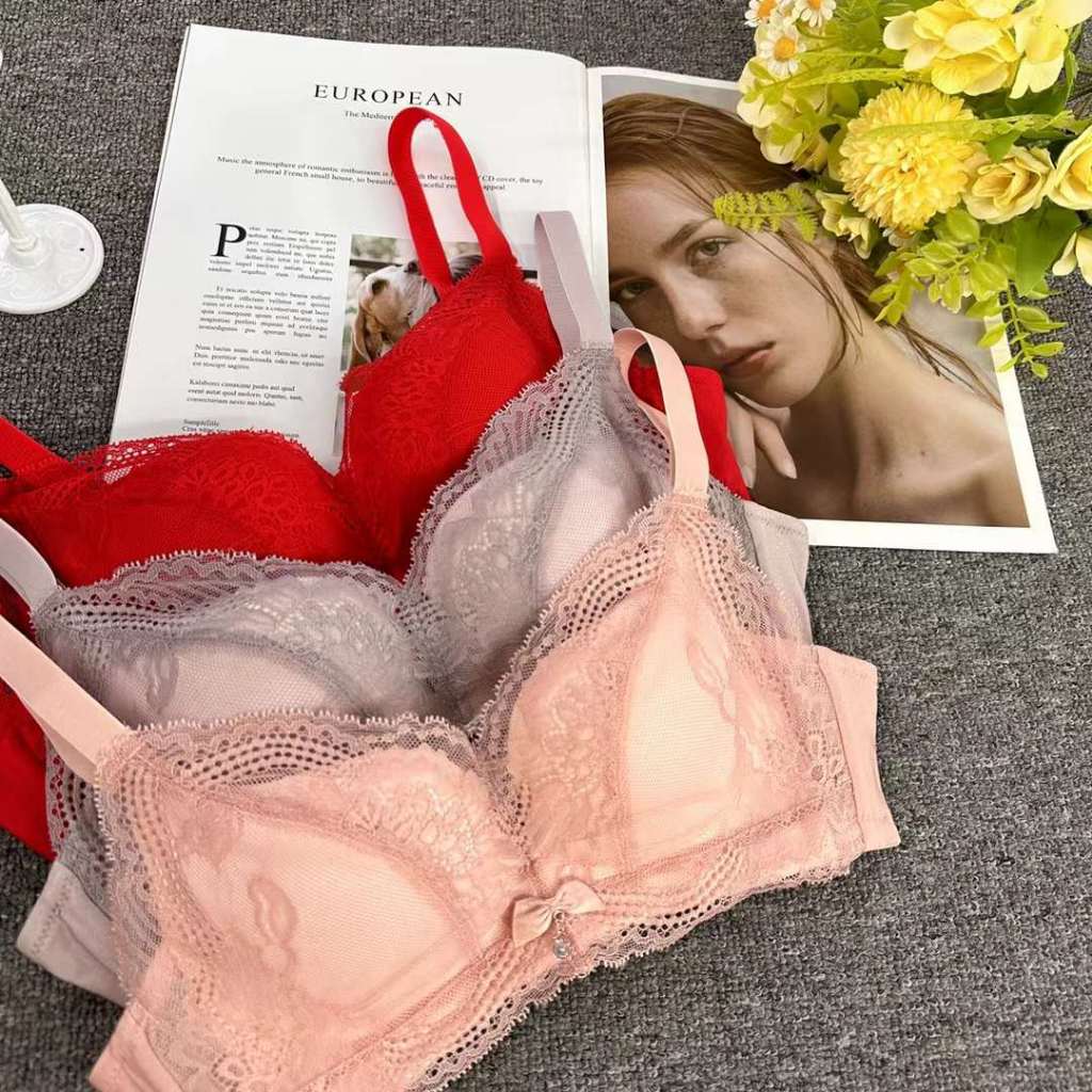 BRA / BH WANITA BUSA TEBAL TIDAK ADA KAWAT KAIT 2  -3495