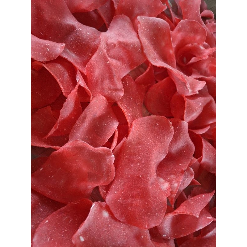 

kerupuk singkong original warna merah khas lampung 1kg