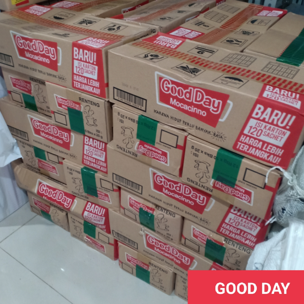 

Goodday Merah Per 10 Renceng/100 Sachet Coffee Kopi
