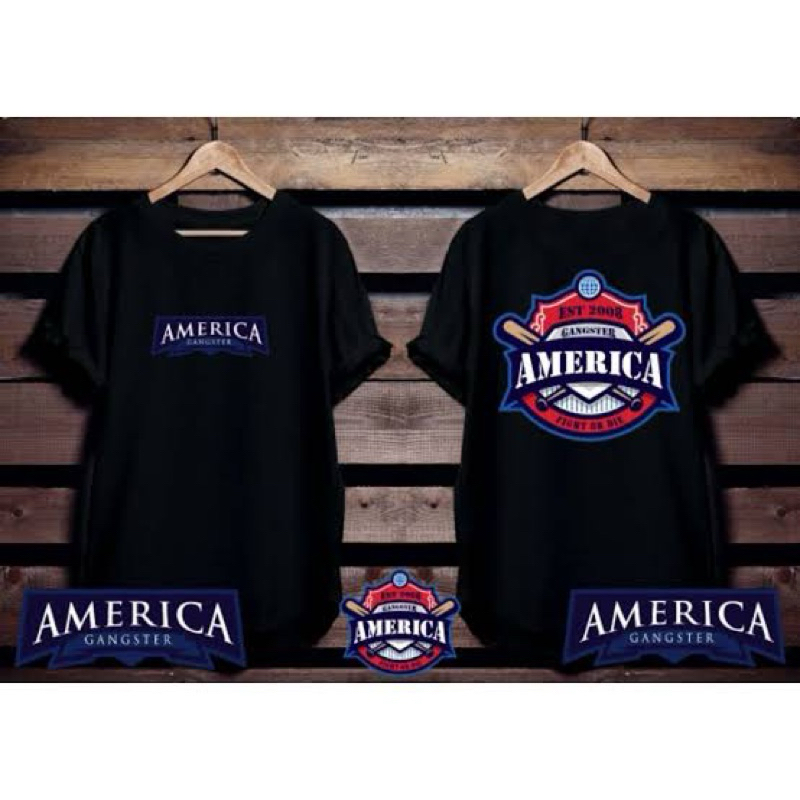 TSHIRT/KAOS GANGSTER AMERICA