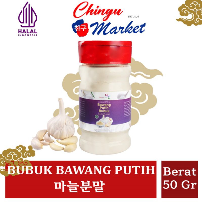 

Halal Bubuk Bawang Putih Berat 50 Gr/ GARLIC POWDER 50GRAM