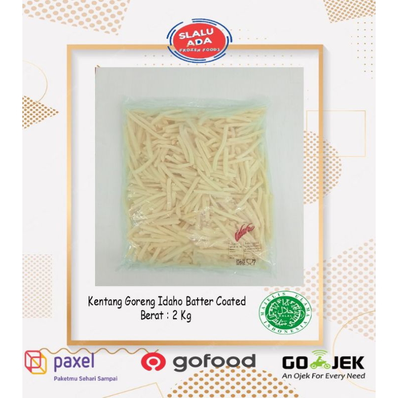 

Kentang Idaho Batter Coated Curah 2 Kg