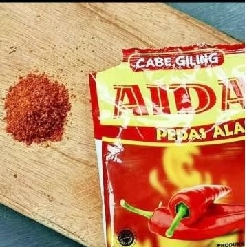 

cabe bubuk halus AIDA 1kg cabe giling AIDA bubuk cabe pedas bubuk cabe kasar