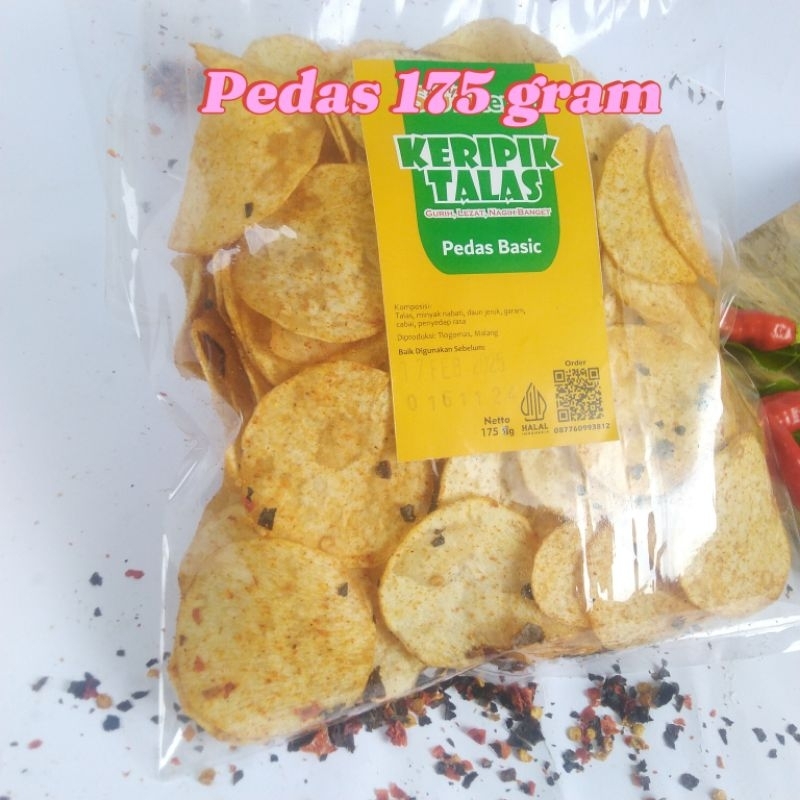 

Sunterra Keripik Talas Pedas 175 gram