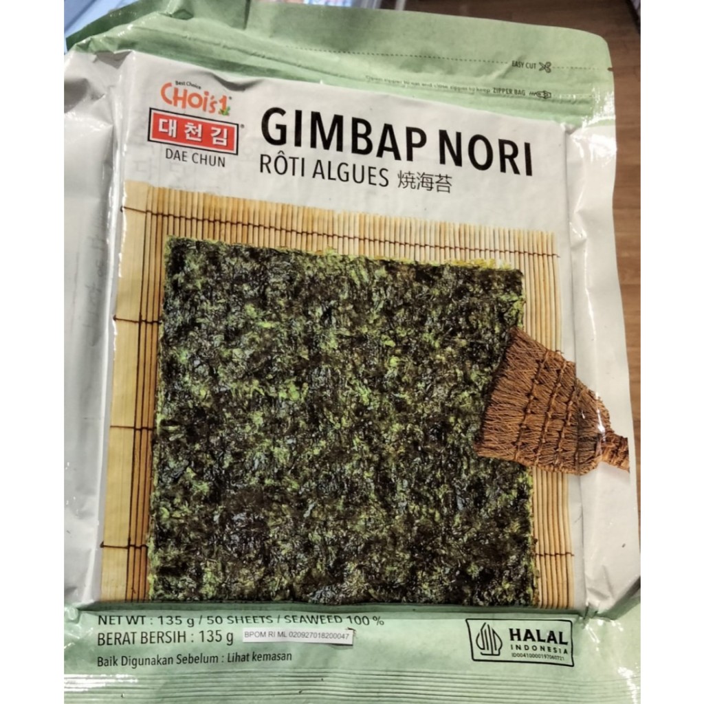 

Daechun Gimbab Nori 50'S 125Gr