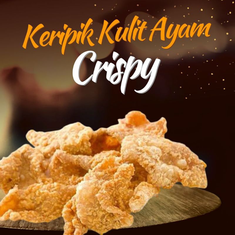 

Promo!!! Keripik Kulit Ayam Crispy Original 100gr