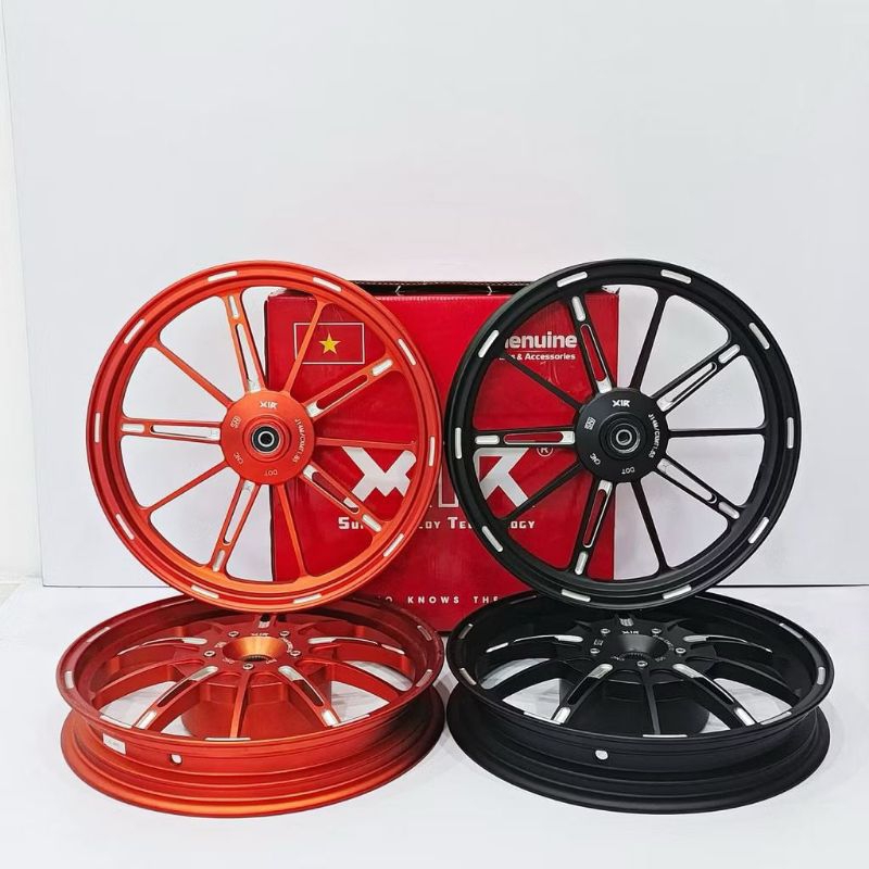 Velg Racing X1R CNC Ring 14 x 185/215 Palang 10 PNP untuk Beat / Vario 110 / Scoopy, Vario 125 / 150