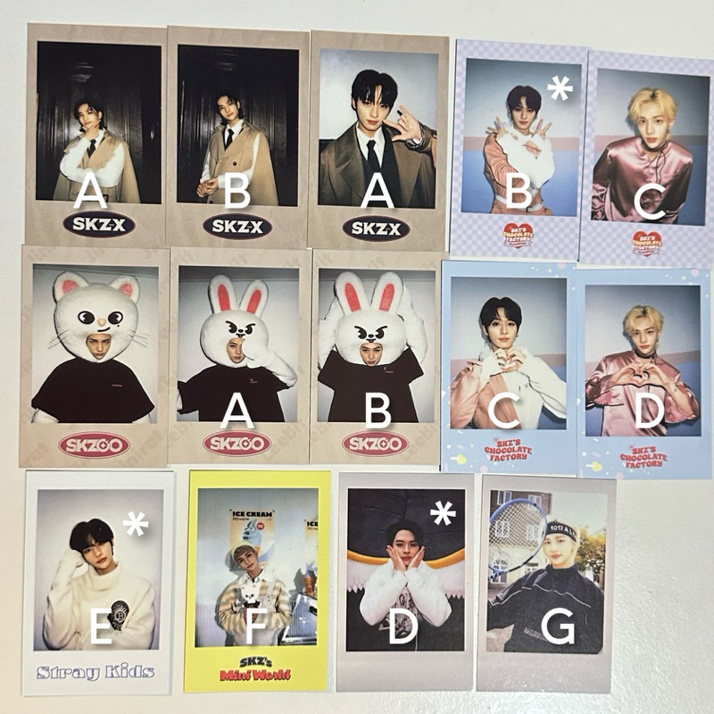 [READ DESC] Stray Kids SKZ Lee Know Hyunjin Leebit Jiniret SKZOO SKZX Chocolate Factory SG22 SG23 Go