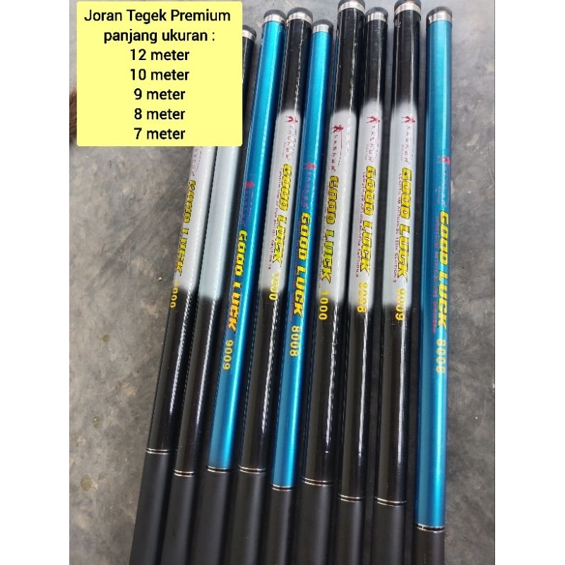 Joran Pancing 10 meter / 1000cm Ruas Panjang, Tegek Bendera Sholawat Murah