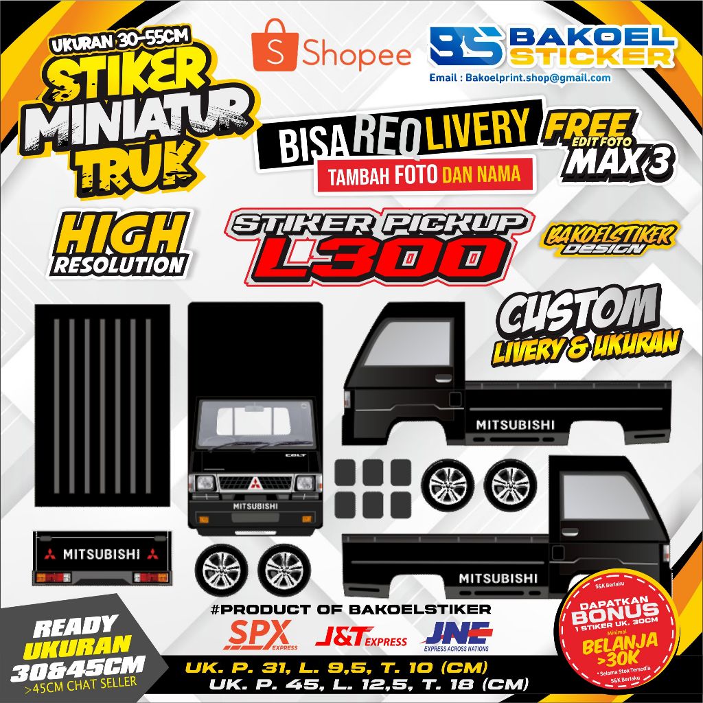 

STIIKER PICKUP L300 | STIKER STROBO MATA | STIKER SOUND SYSTEM CUSTOM UKURAN