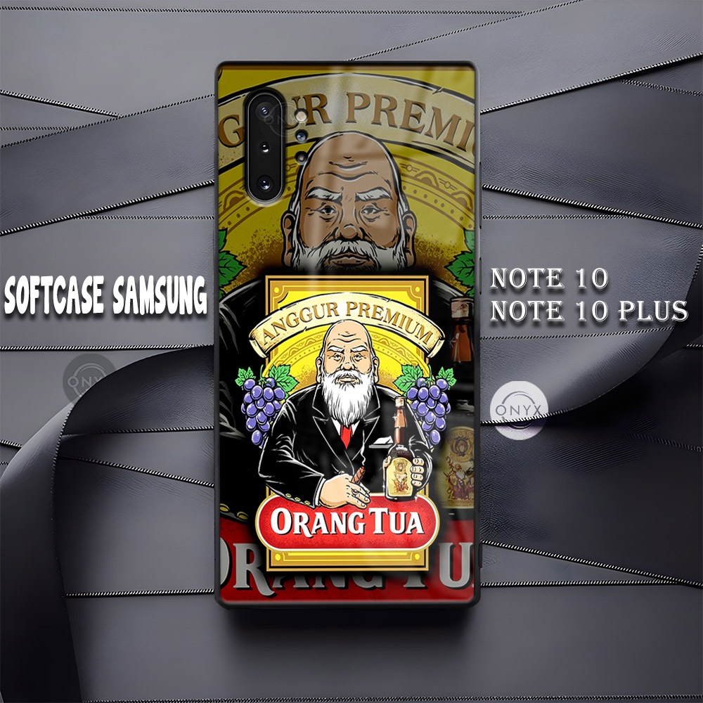[AA20] Softcase Kilau Kaca Glossy SAMSUNG NOTE 10 | 10 PLUS | Motif  Kemasan | Kesing Samsung Note 1