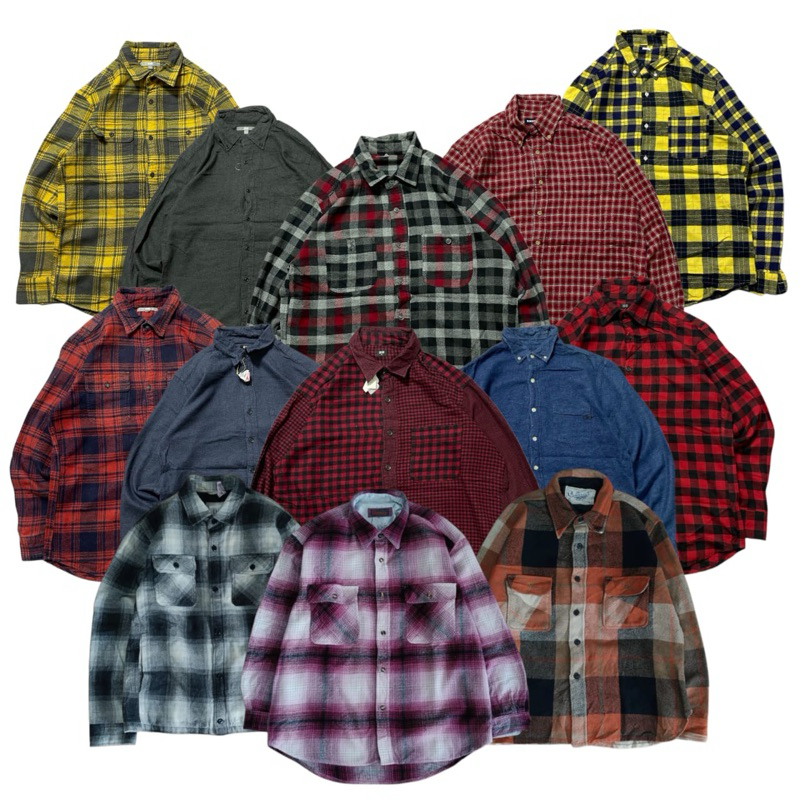 FLANNEL SECOND / FLANNEL BEKAS / KAMEJA FLANNEL / KAMEJA FLANNEL SECOND / KAMEJA FLANNEL BEKAS / FLA