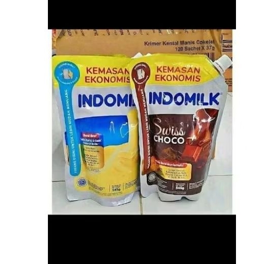 

SUSU KENTAL MANIS POUCH INDOMILK KEMASAN EKONOMIS 545ML