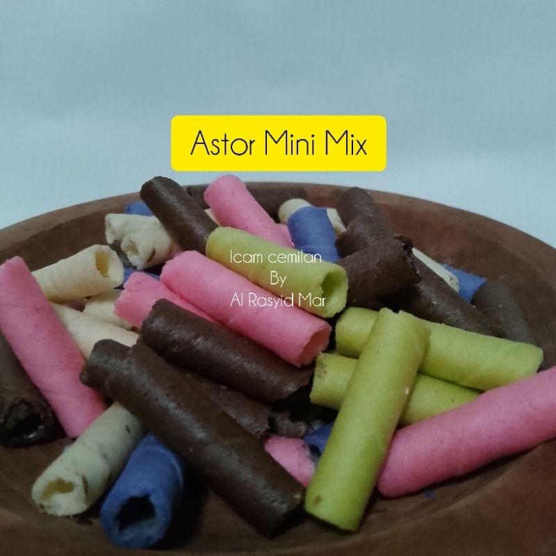 

Cemilan Astor warna warni Makanan Ringan Manis
