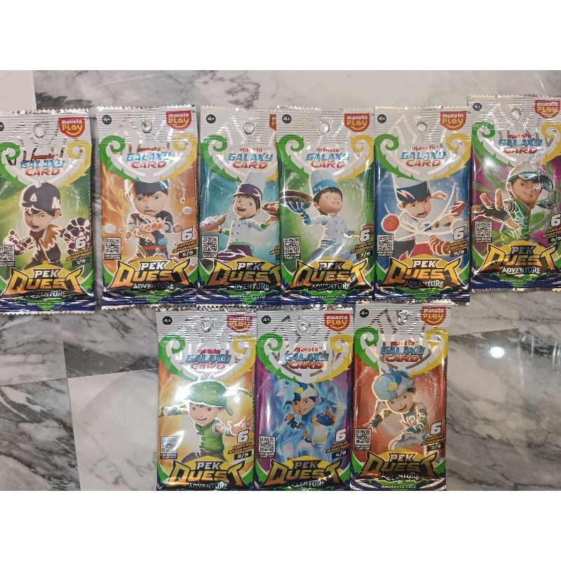 Monsta Galaxy Card BoBoiBoy Pek Quest (Indonesia)