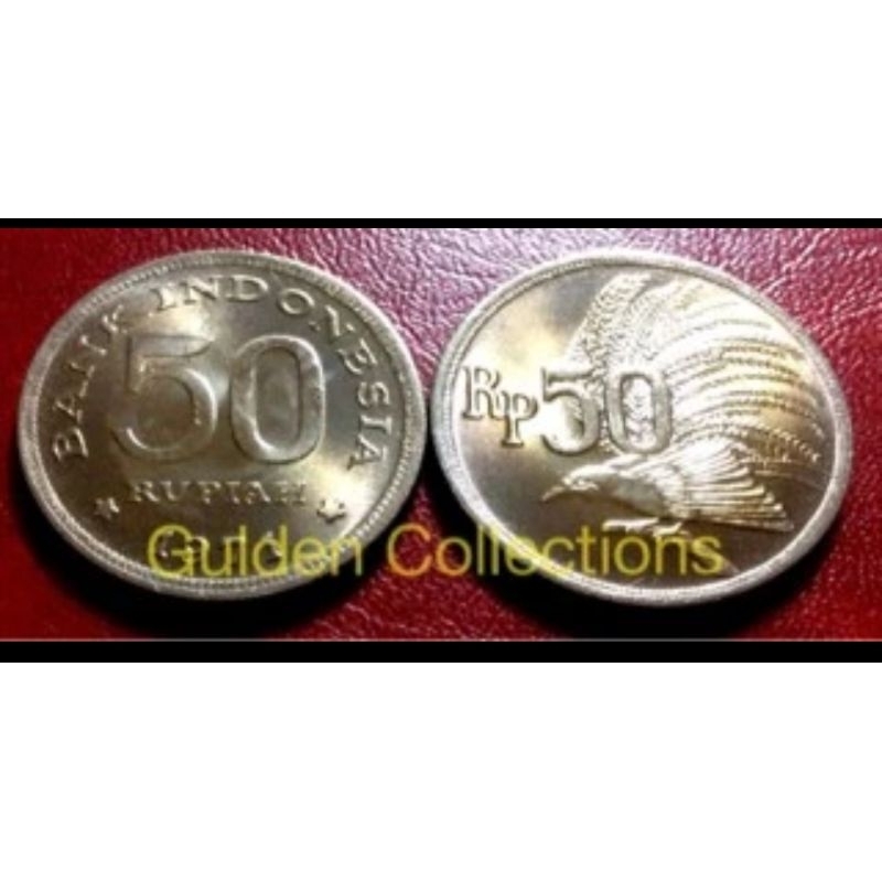 50 Rupiah koin burung 1971