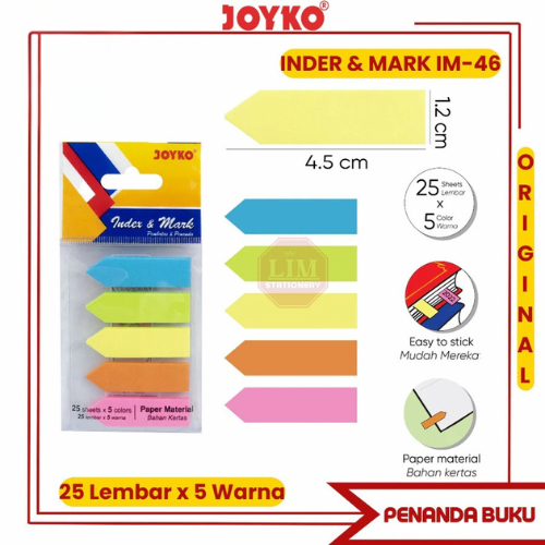 

PEMBATAS BUKU JOYKO / INDEX & MARKER IM-46