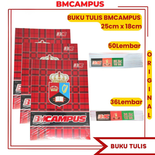 

Buku Tulis BMCampus 50/36 Lembar 1Pack (10Pcs)